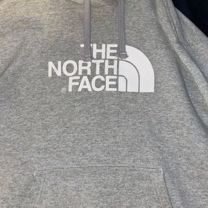 Grey Northface Hoodie Size Medium